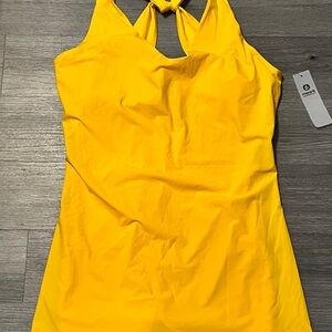 Mono B Yellow Mini Dress